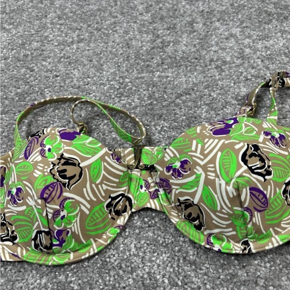 🦋 NWT TORY BURCH. Flora Bikini Top M - Picture 2 of 8